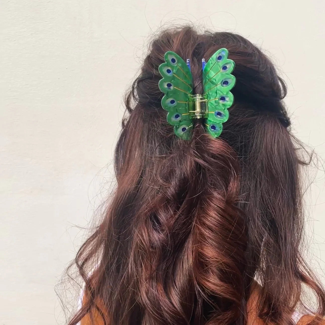 Pince à cheveux - Paon - Coucou suzette
