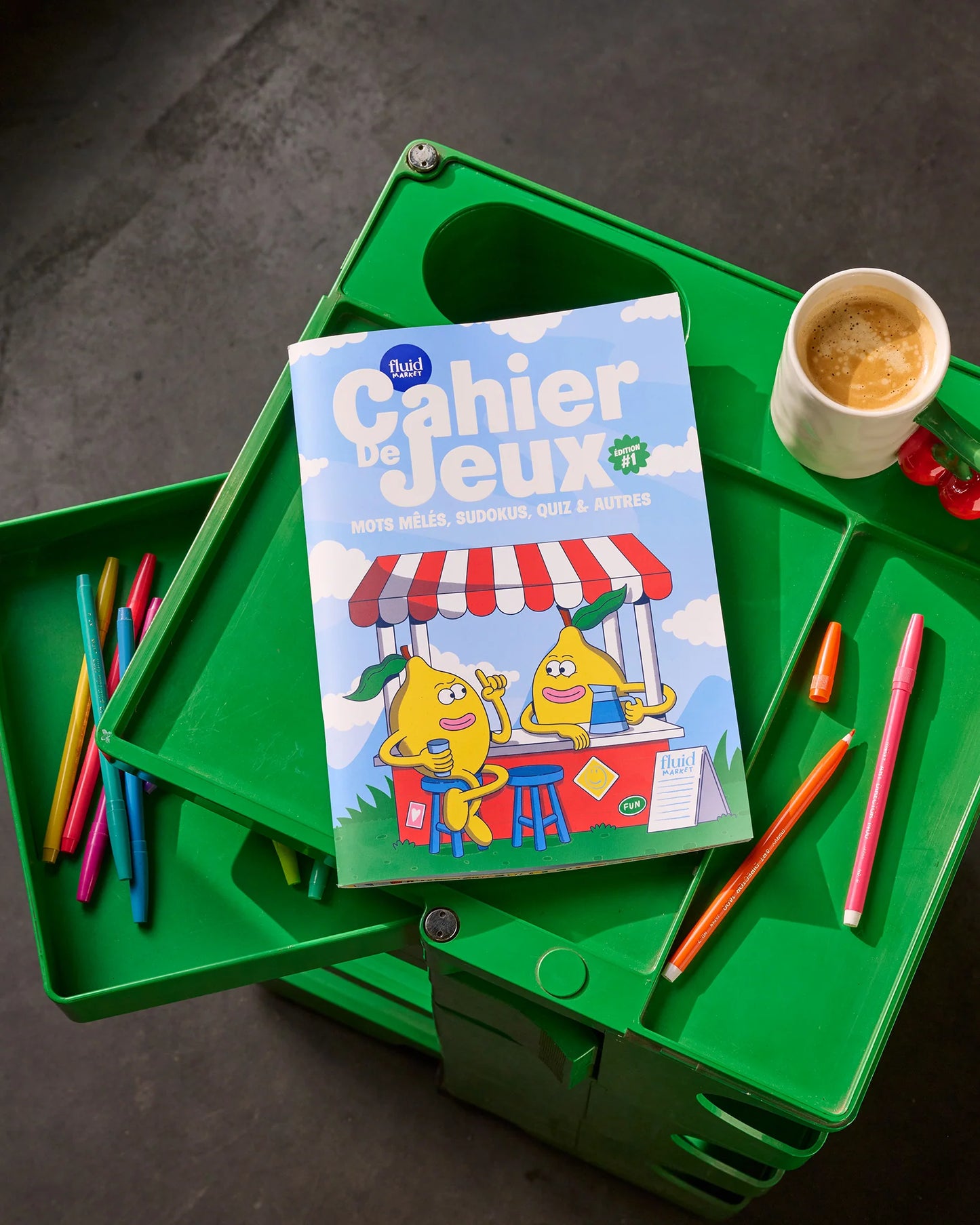 Cahier de jeux - Fluid Market