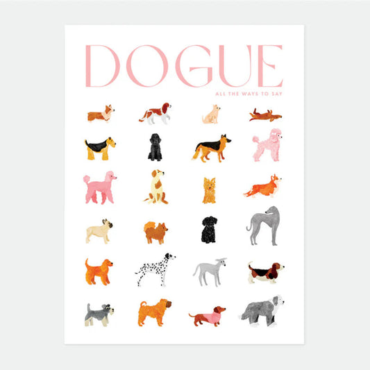 Affiche - S - Dogue - All the ways to say