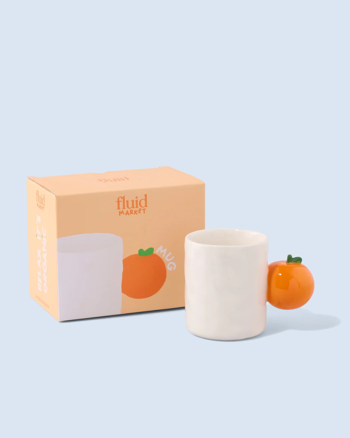 Mug - Orange - Fluid Market