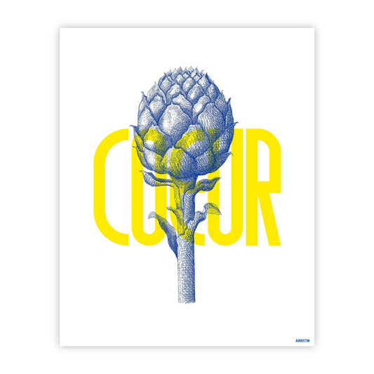 Affiche -S - Coeur d'artichaut - Augustin