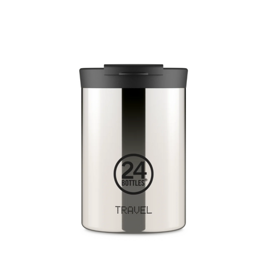 TRAVEL TRUMBLER 350 BRUSHED STEEL - 24 BOTTLES