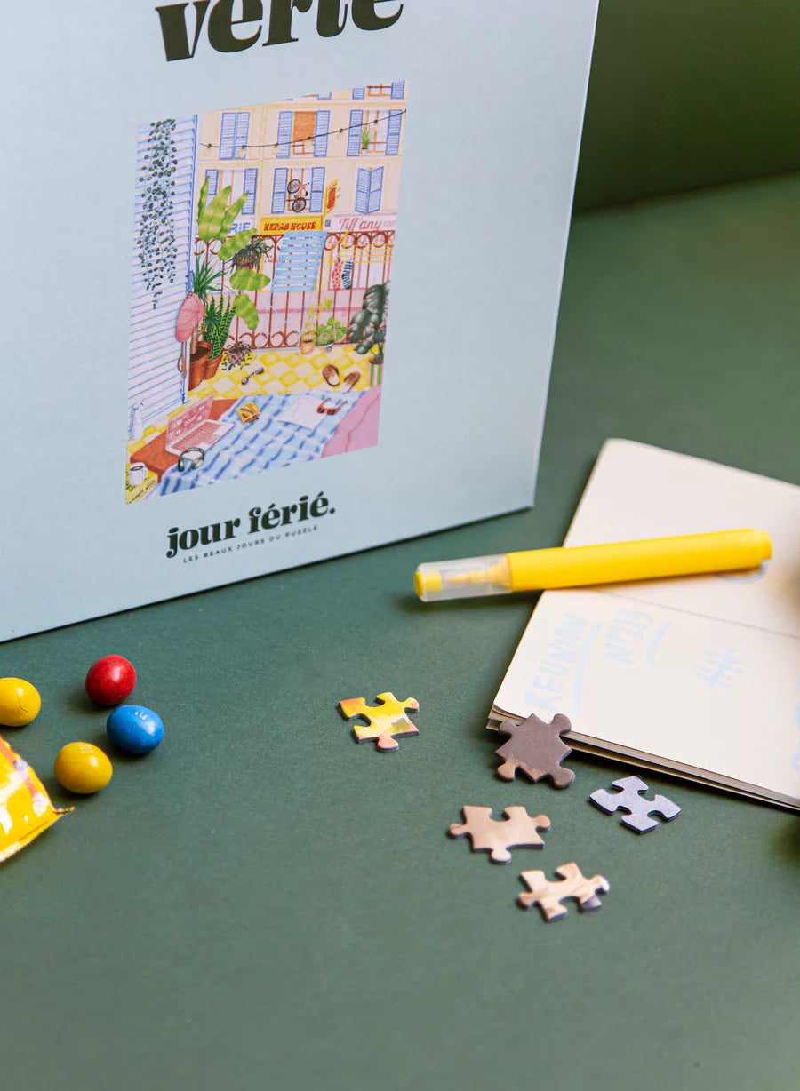 Puzzle - La classe verte - 1000 pièces - Jour férié