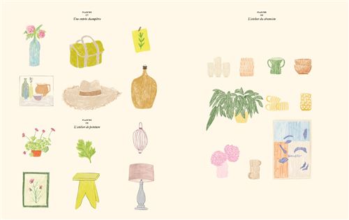 Carnet de coloriages et de stickers - La Maison - Hachette