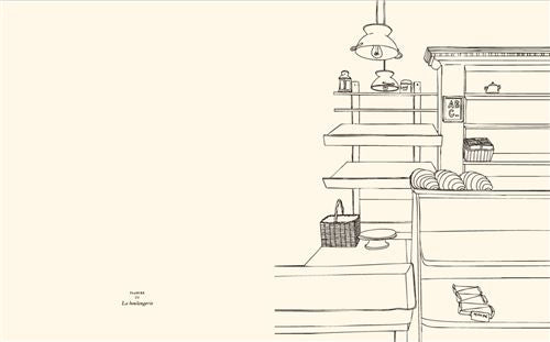 Carnet de coloriages et de stickers - Le Marché - Hachette