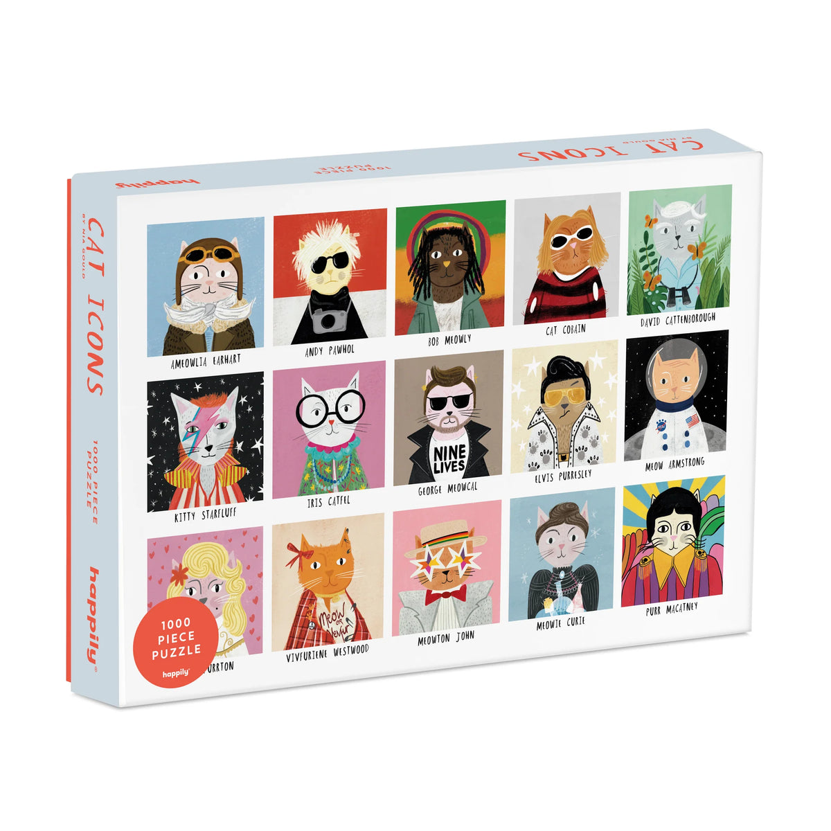 Puzzle - Cat Icons - Happily