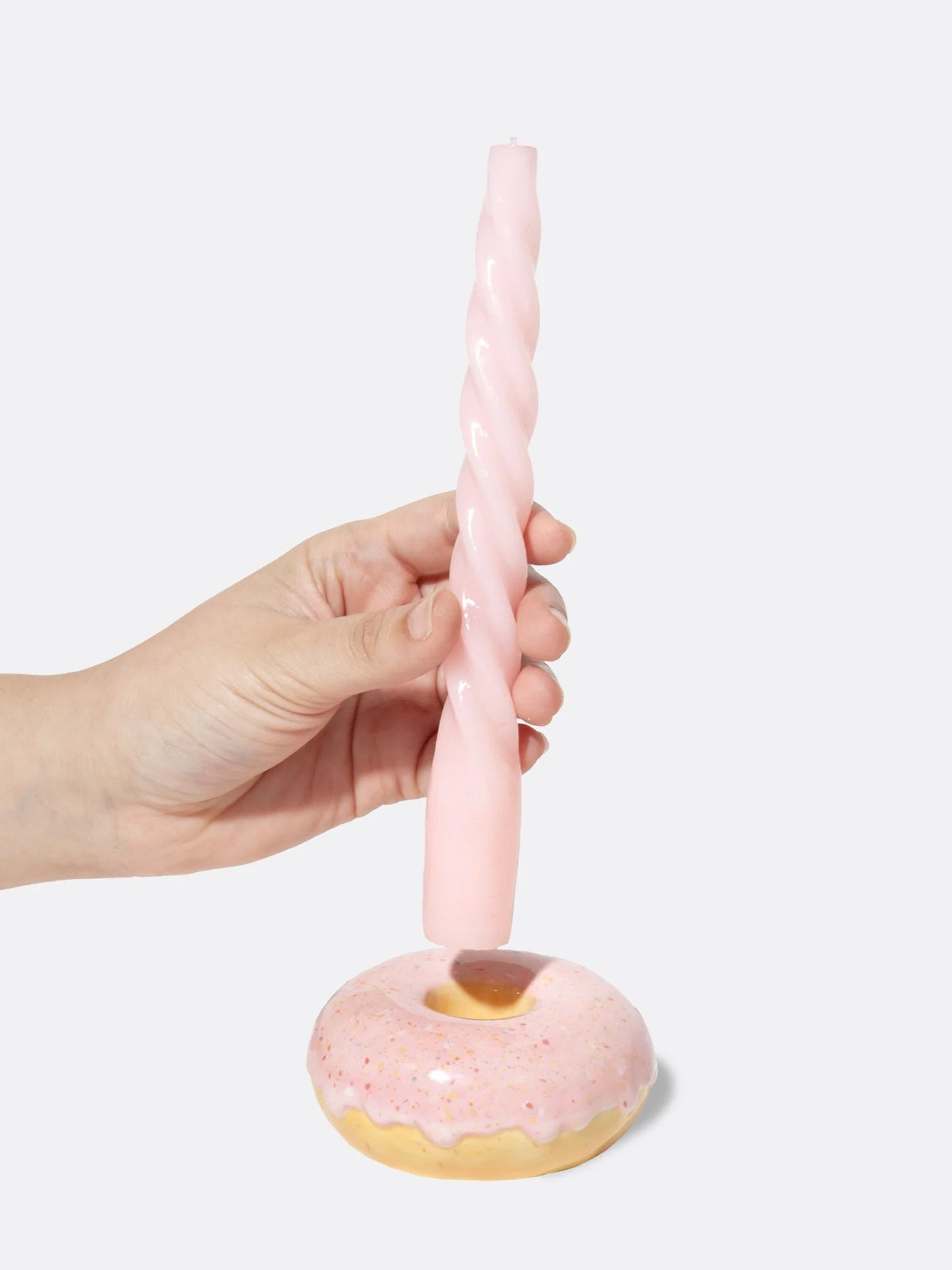 Bougeoir - Donut - Rose - DOIY