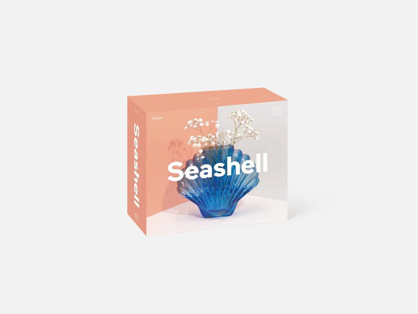 VASE SEASHELL BLUE - DOIY