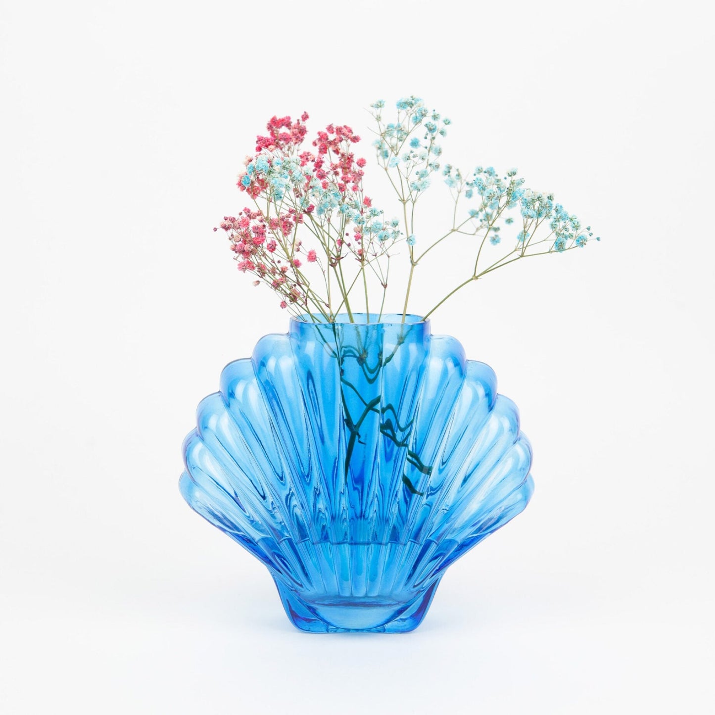 VASE SEASHELL BLUE - DOIY