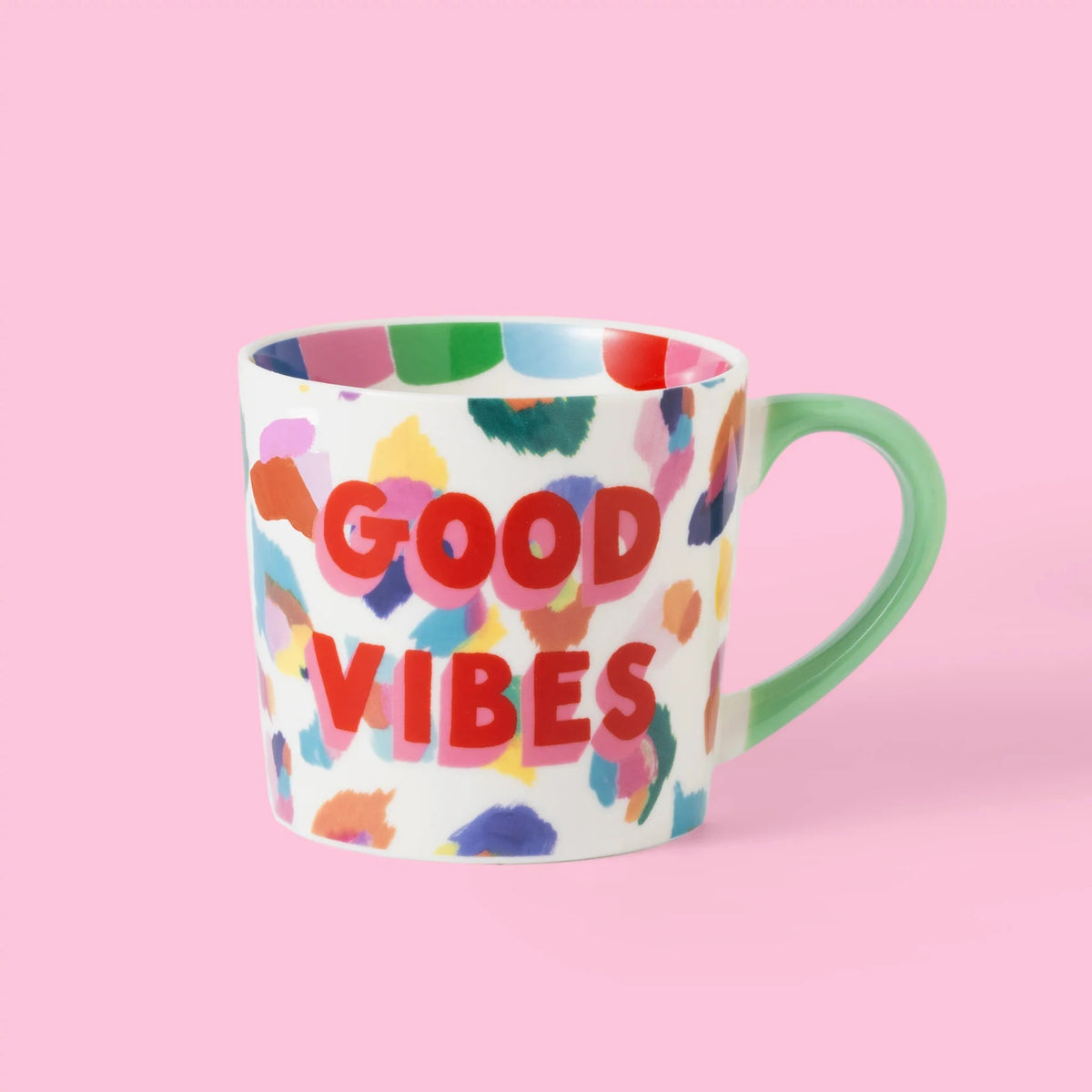 Tasse - Good Vibes léopard – Eleanor Bowmer