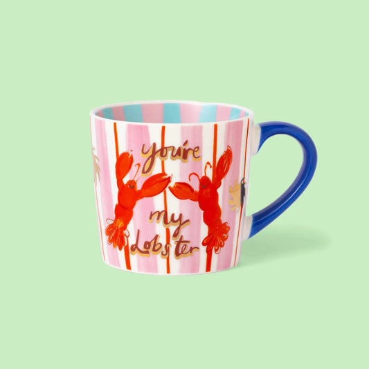 Tasse rayée - You Are My Lobster – Eleanor Bowmer