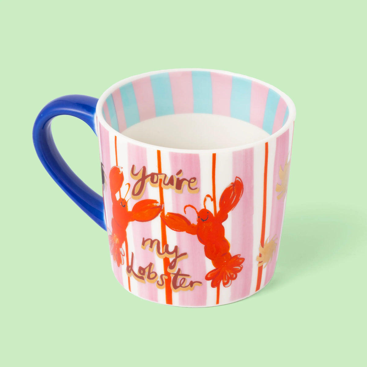 Tasse rayée - You Are My Lobster – Eleanor Bowmer