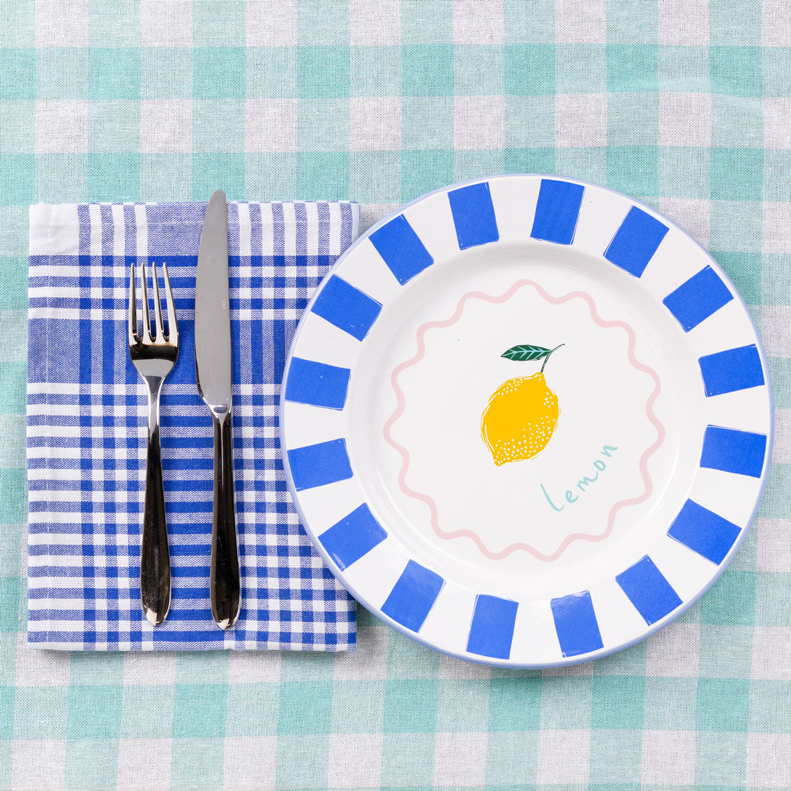 Assiette - Citron - Talking Tables