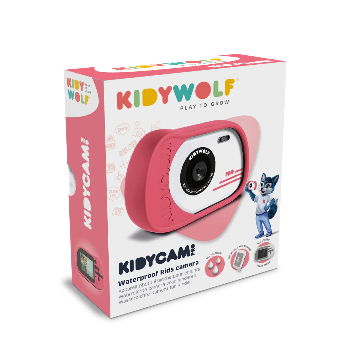 Appareil photo étanche - Kidycam Rose - Kidywolf