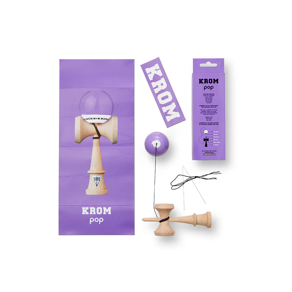 Kendama Pop - Lavende - Krom