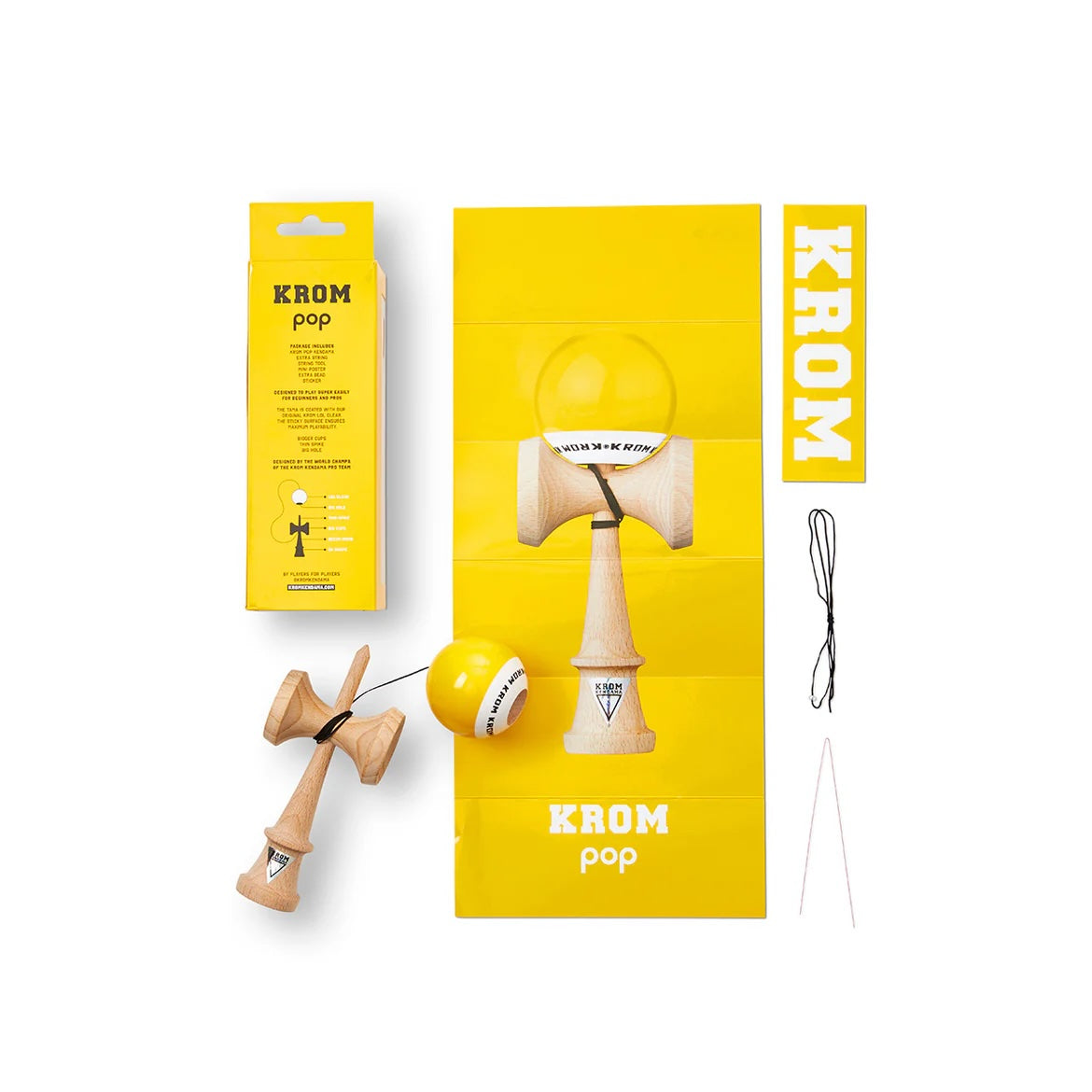 Kendama Pop - Jaune - Krom