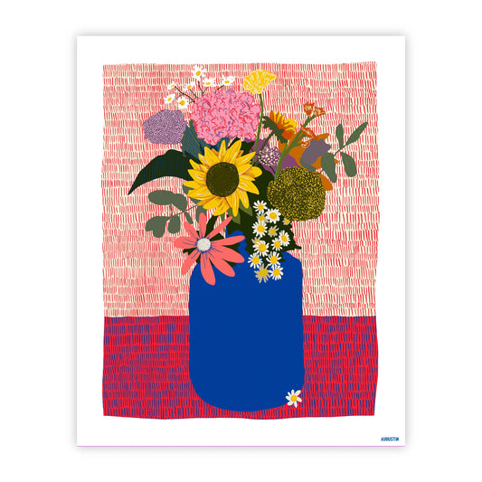 Affiche - S - Le bouquet - Augustin