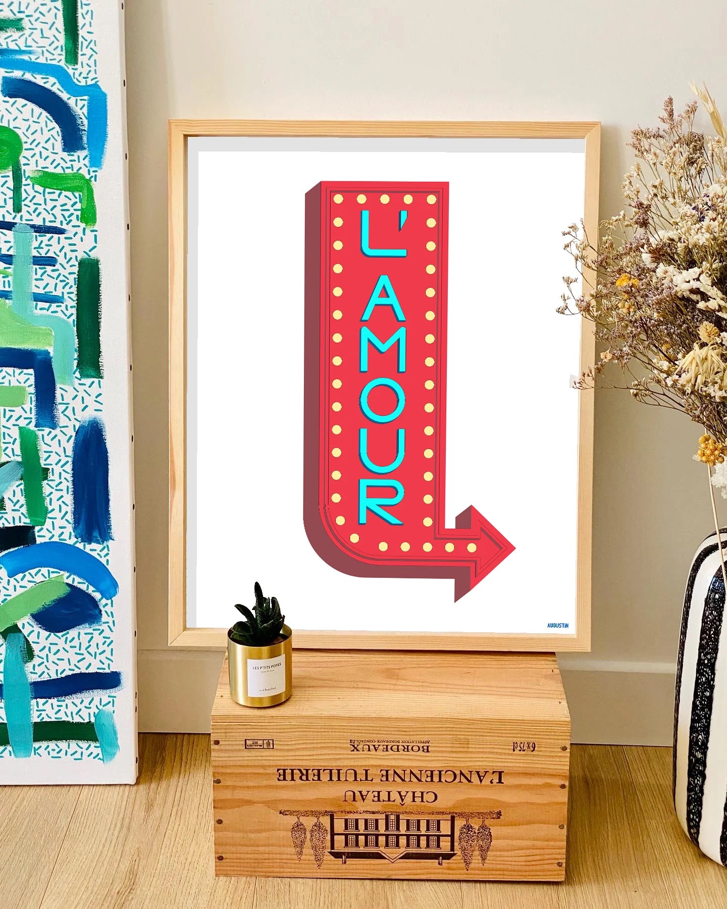 Affiche - M - L'amour rouge - Augustin