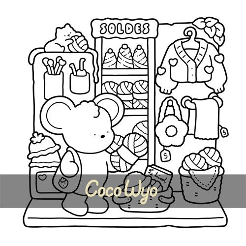 Ma petite vie cosy - Coco Wyo - Coloriages mignons et cocooning - Cosy colo