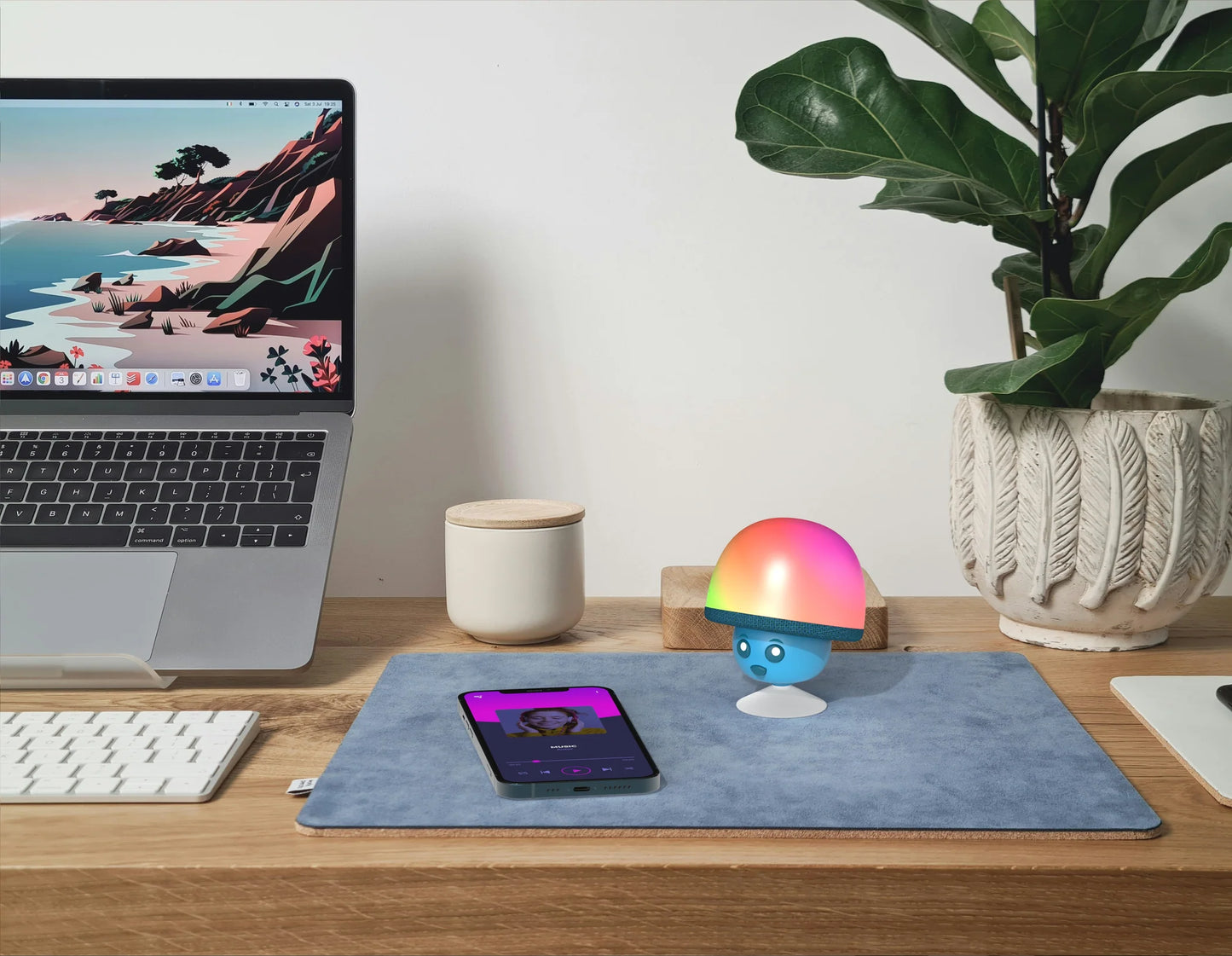 Enceinte - Mega mush - Bleu - MOB