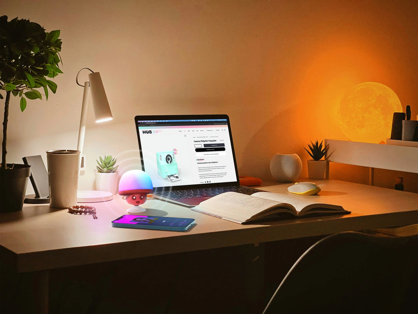 Enceinte - Mega mush - Bleu - MOB