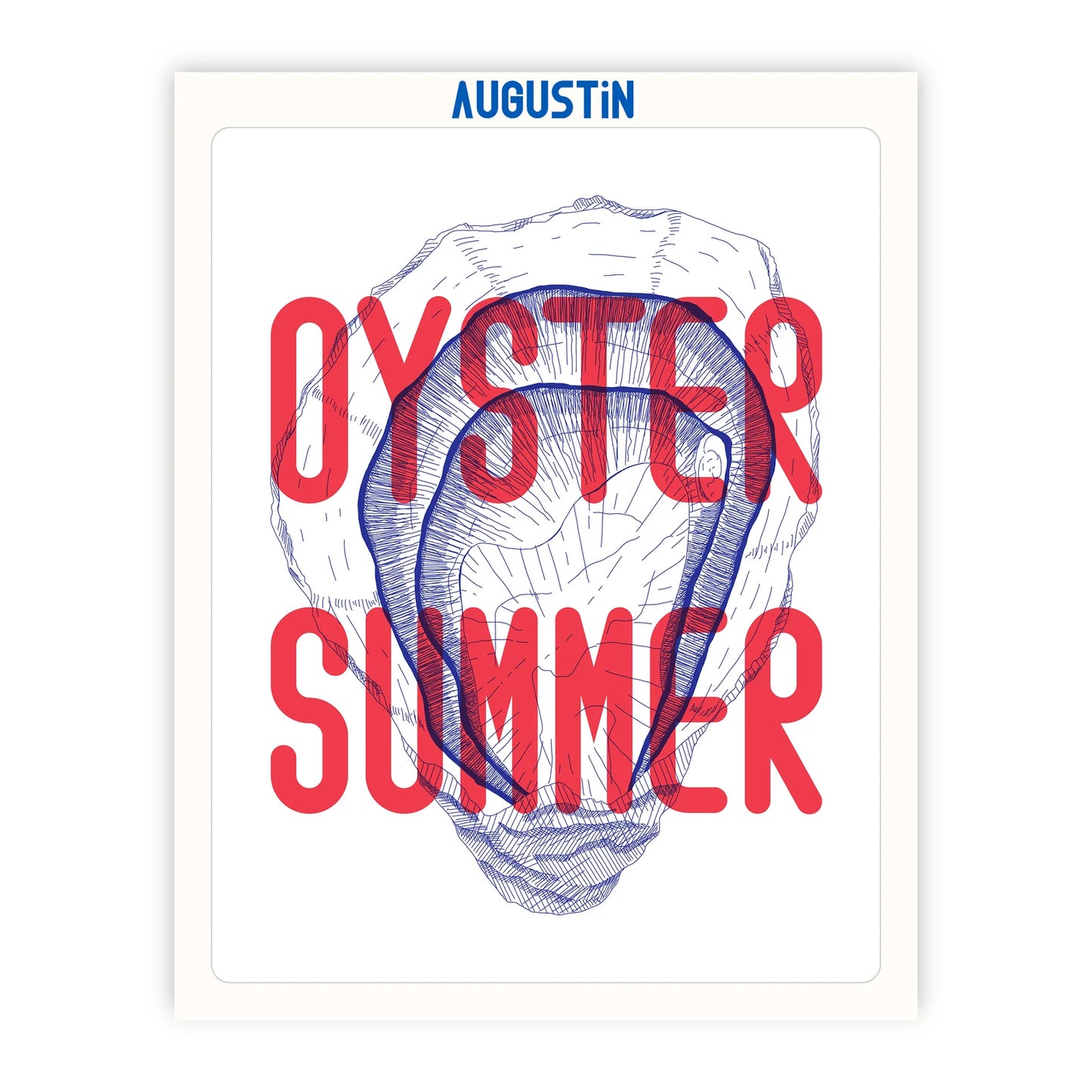 Affiche - S - Oyster Summer - Augustin