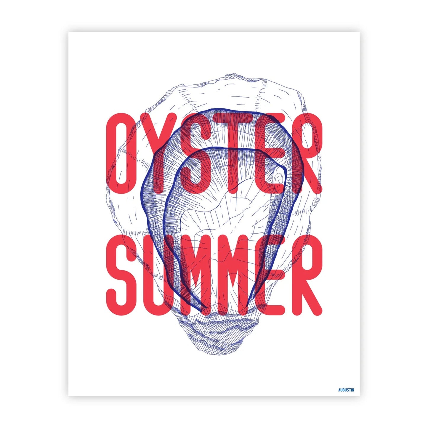 Affiche - S - Oyster Summer - Augustin