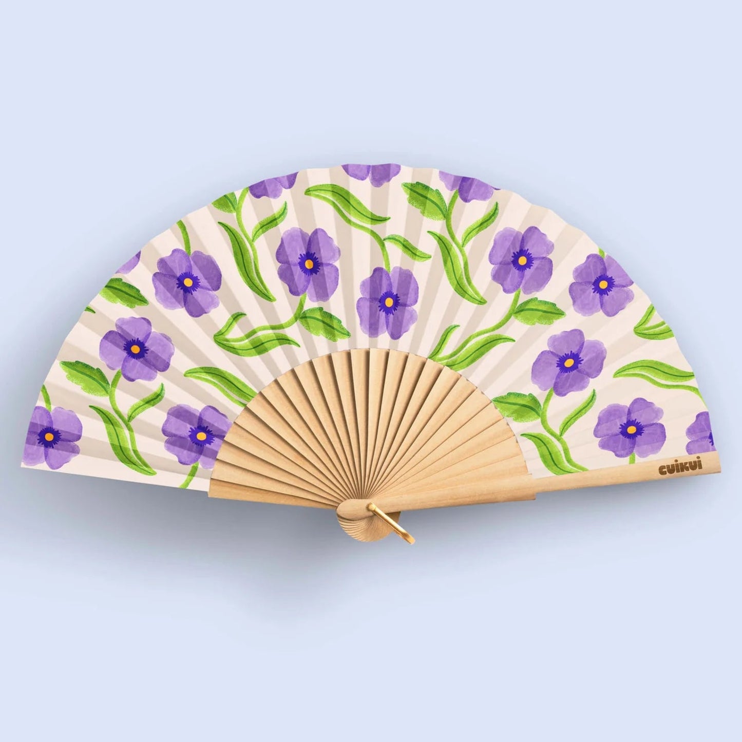 Éventail - Pansies - Cuikui