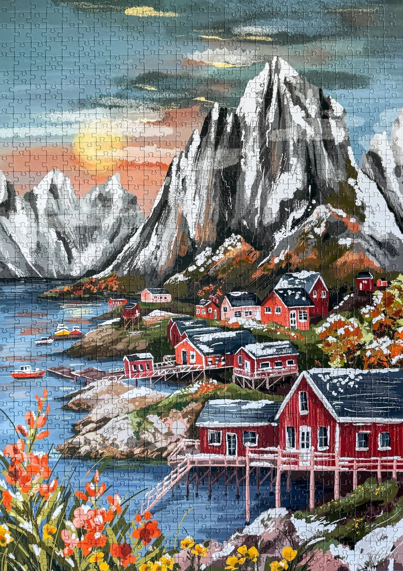 Puzzle - Lofoten Norway - 1000p - Piecely