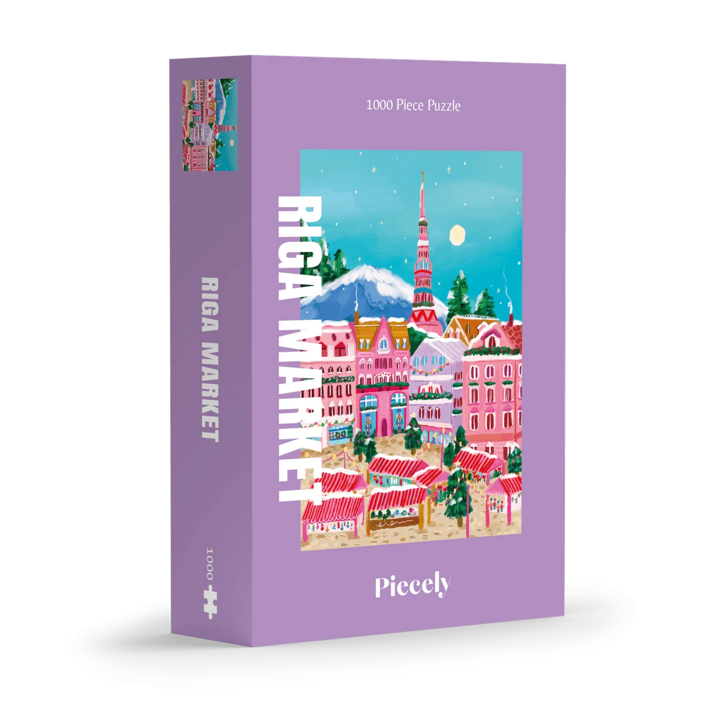 Puzzle - Riga market - 1000p - Piecely