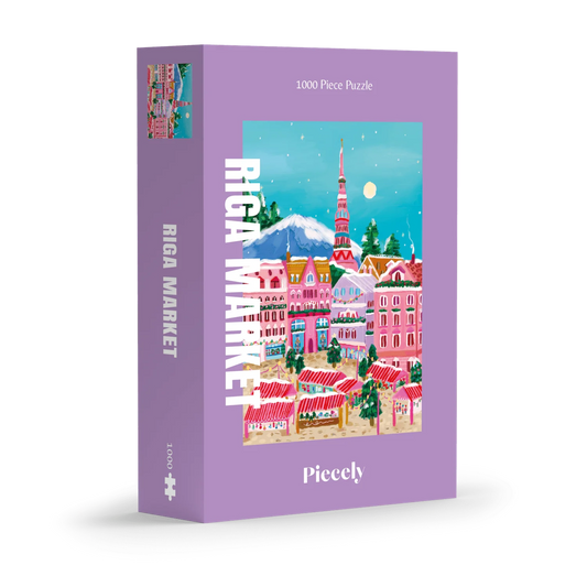 Puzzle - Riga market - 1000p - Piecely