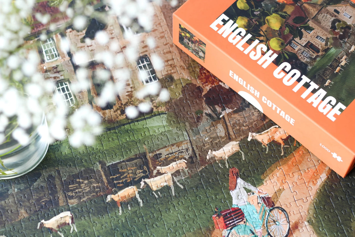 Puzzle - English Cottage - 1000p - Piecely