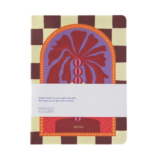 Carnet - Fabrique à carreaux Palm - A-Journal Collection