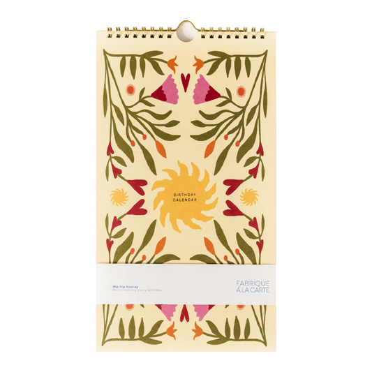 Calendrier Anniversaire – Soleil - A-Journal Collection