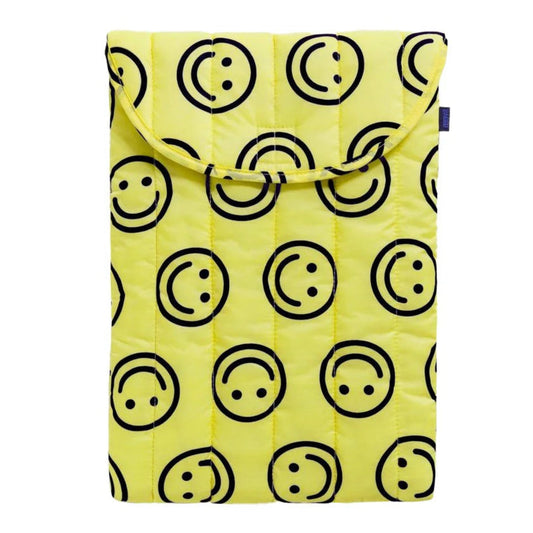 Housse d'ordinateur 16" - Yellow Happy - Baggu