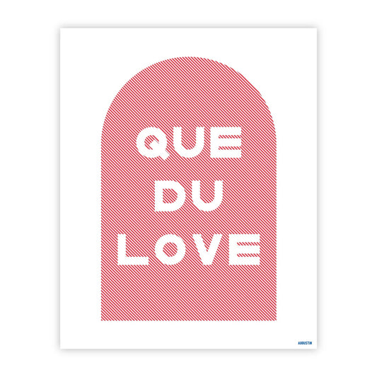 Affiche - S - Que du love -  Augustin