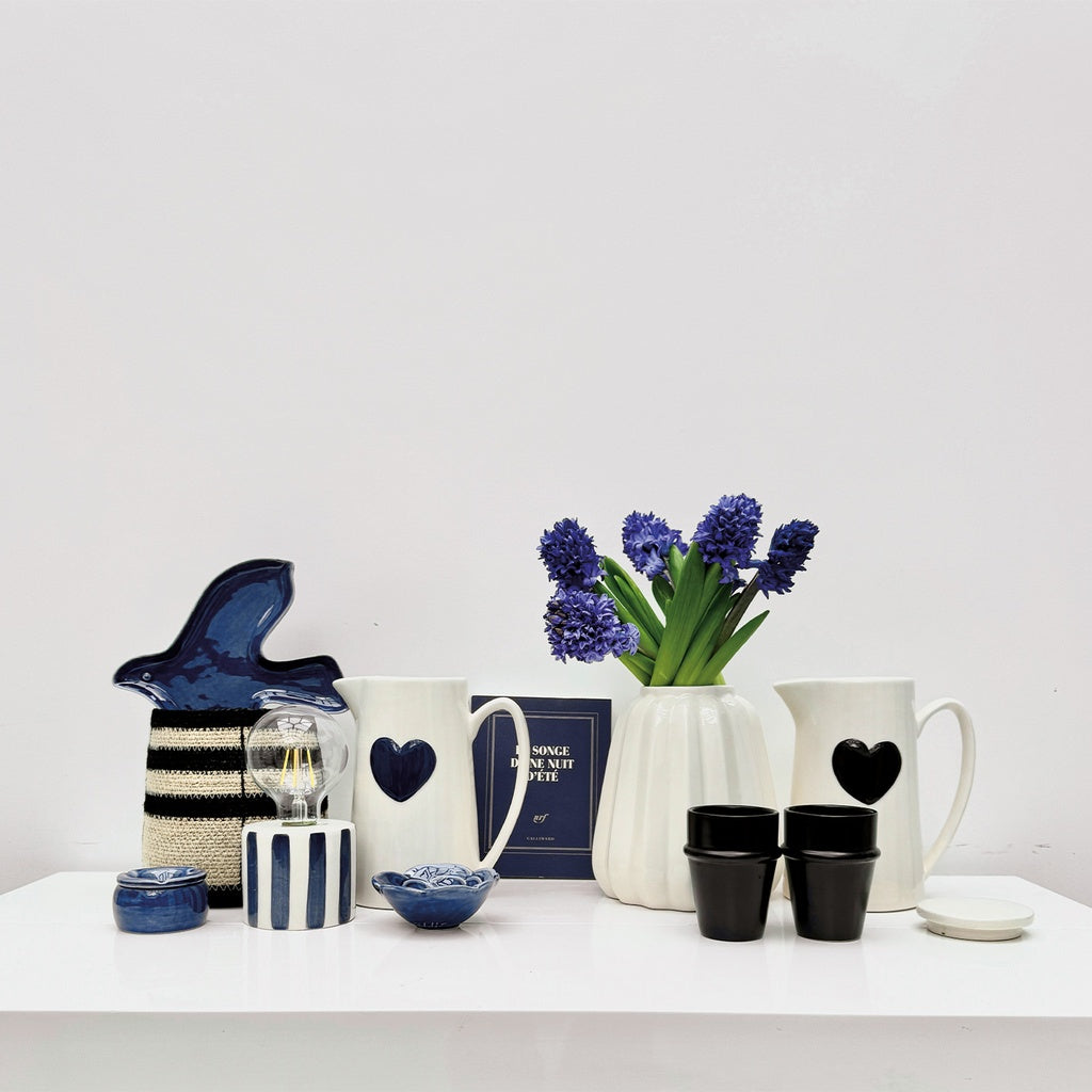 Pichet - Coeur - GM - Bleu - Opjet
