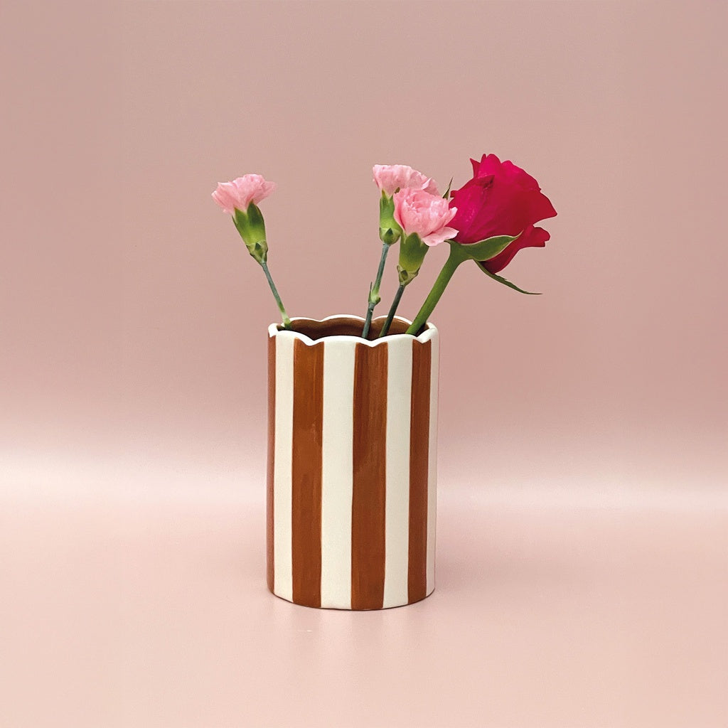 Vase - Paul - PM - Marron - Opjet
