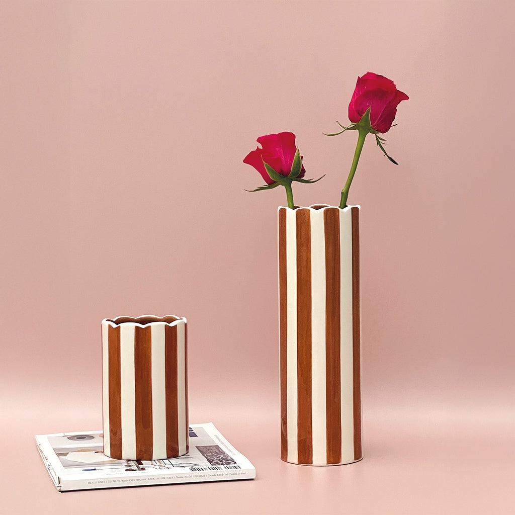 Vase - Paul - PM - Marron - Opjet