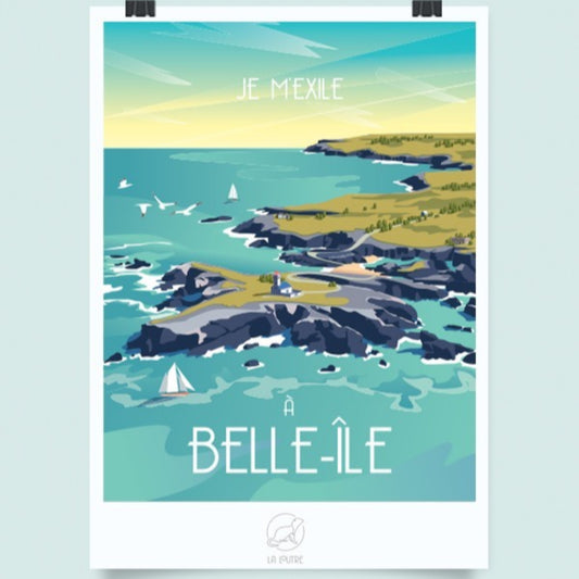 Affiche - Belle-Île - La Loutre