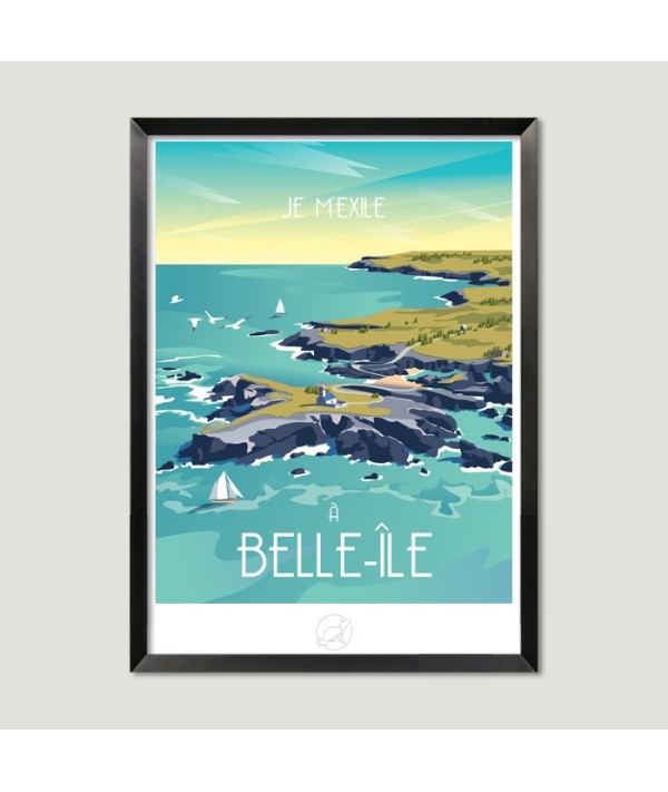 Affiche - Belle-Île - La Loutre