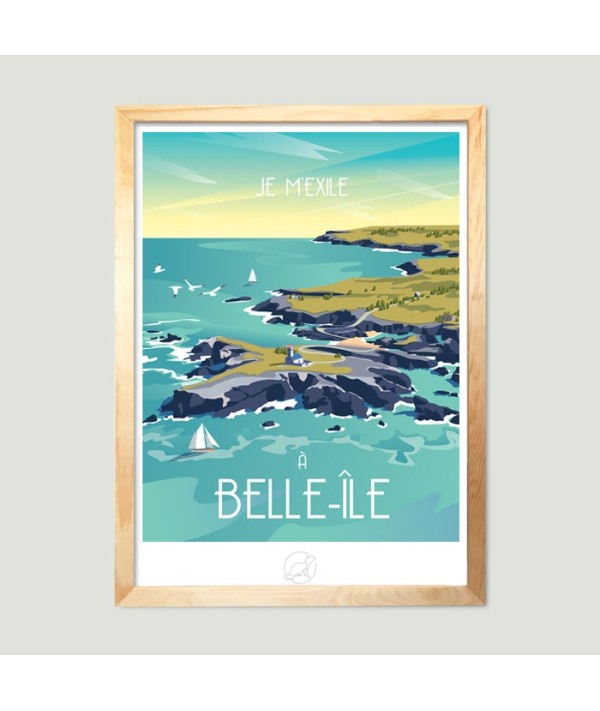 Affiche - Belle-Île - La Loutre