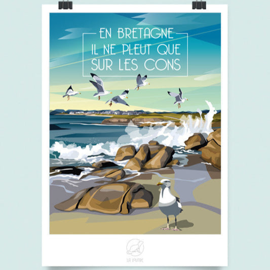Affiche - BZH les cons - La Loutre