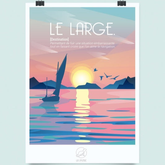 Affiche - Le large - La Loutre