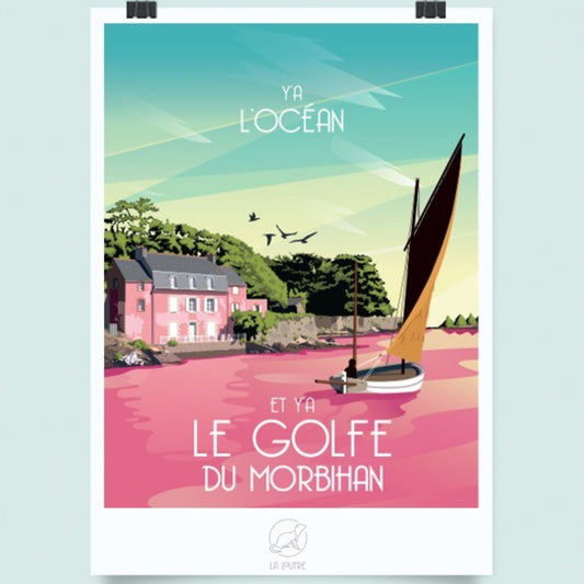 Affiche - Golfe du Morbihan - La Loutre