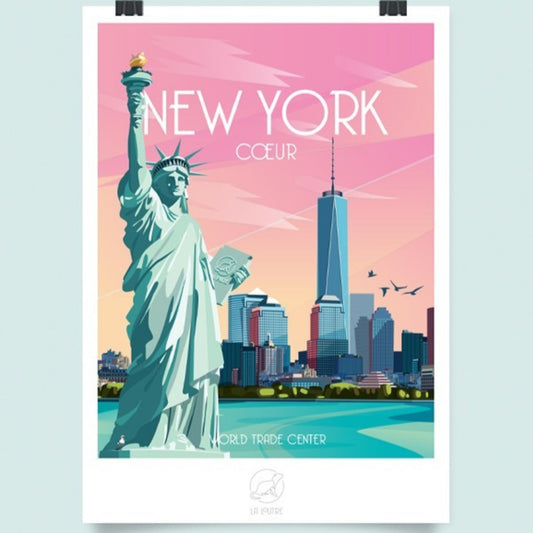 Affiche - New York - La Loutre