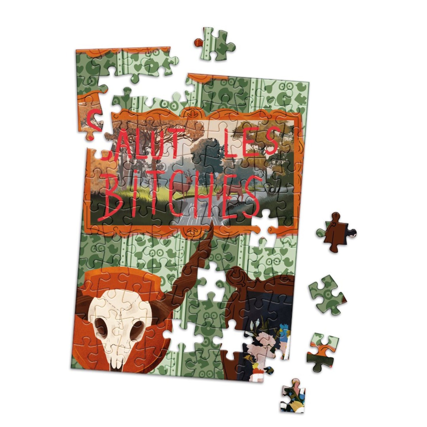 Mini puzzle - Bitches - 100 pièces - Marie-Chantal