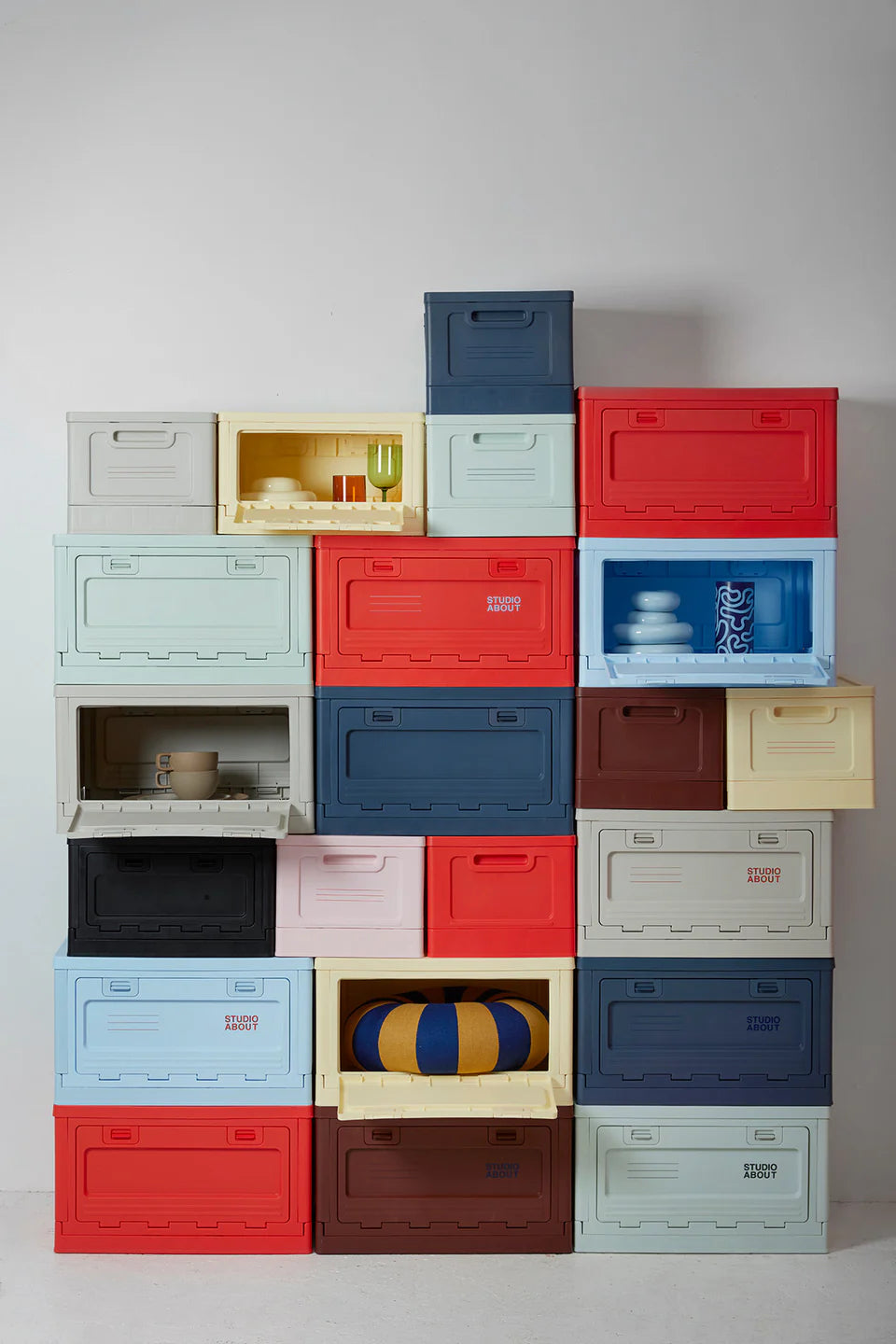 Boîte de rangement - Moyenne - Bleu foncé - Studio about