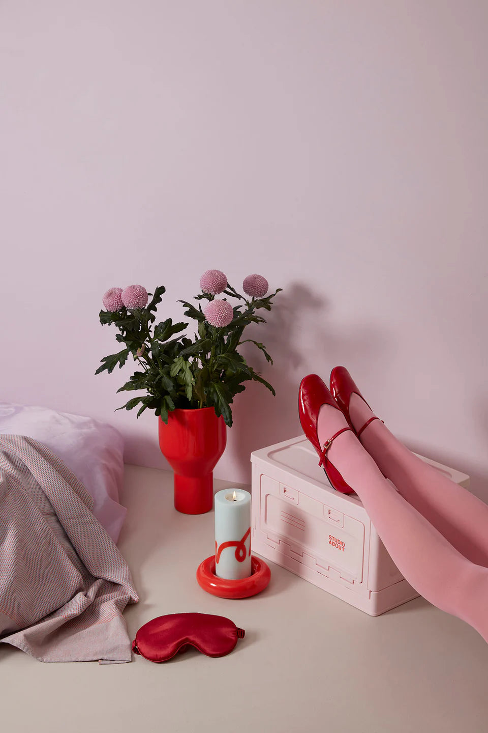 Boîte de rangement - Moyenne - Rose - Studio about