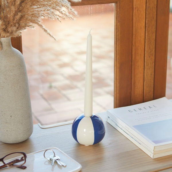 Bougeoir - Beach Ball - bleu - Balvi